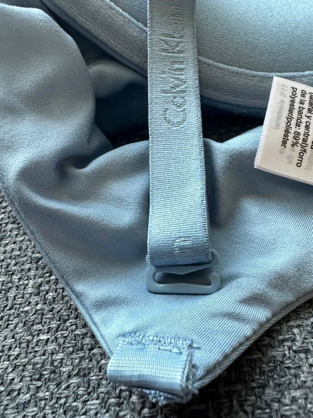 Calvin Klein Sky Blue Padded T-Shirt Bra